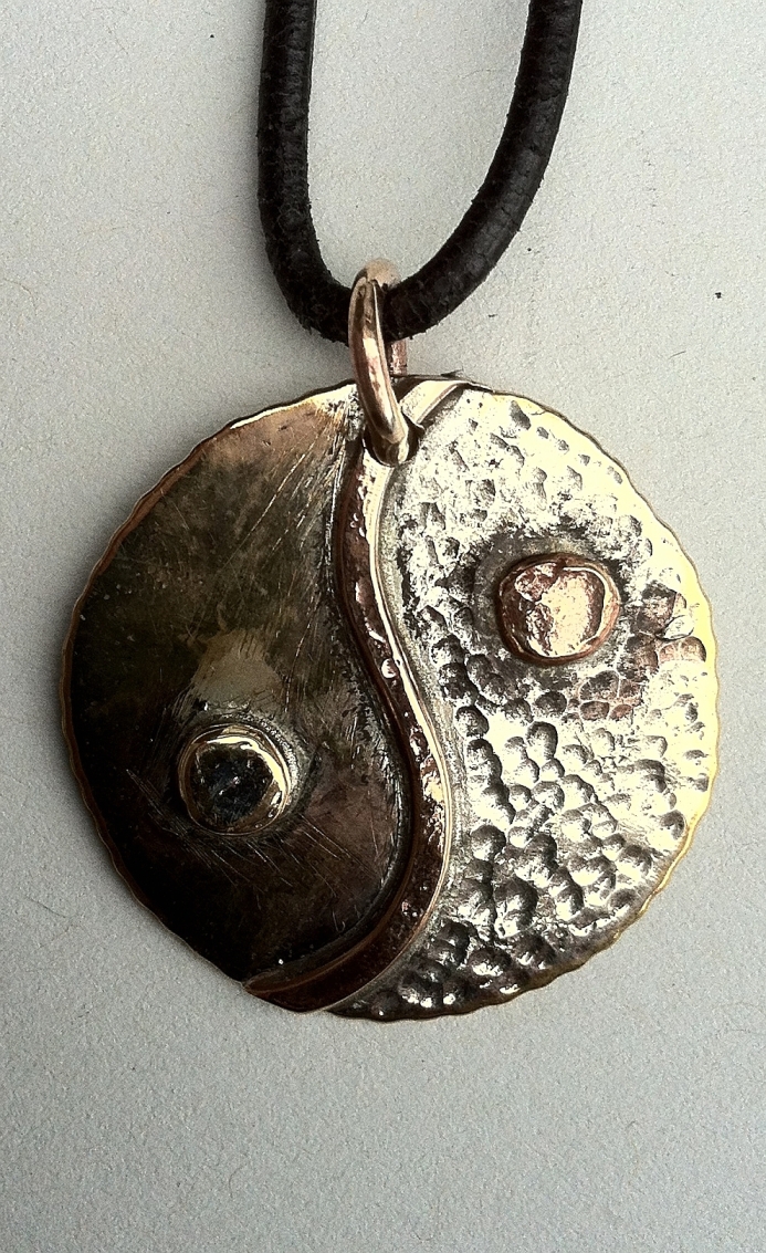 Anhänger Yin und Yang Bronze